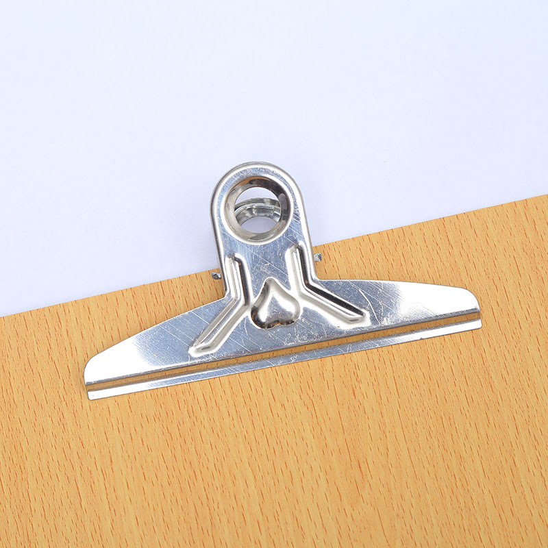 Factory Direct Sales A4 Clip with Wooden Board Large Butterfly Clip Power Clip All Kinds of Office Folder Wholesale