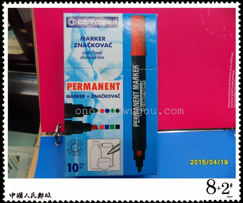 8576 marker, oil markers, green felt-tip pen, pencil, round head, cutter head marker