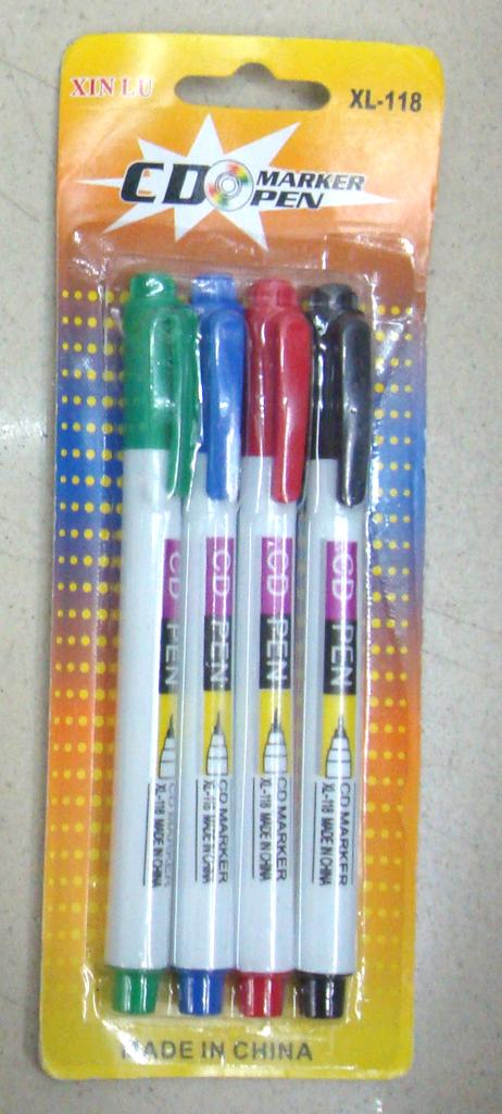 CD mark pens, double-color CD markers, two heads CD markers,all kinds of oil marker