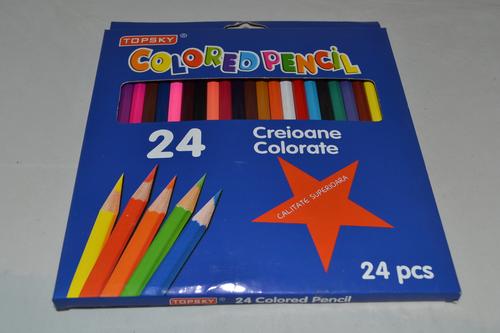 Coloured pencils 24 color water soluble colored pencils-specific markers