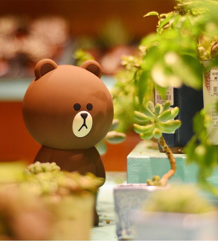  creative brown bear pencil bag web celebrity douyin silicone storage bag male and female students cute large pencil box