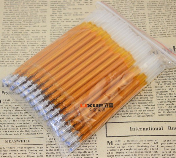 State snow stationery 0.8MM copying Buddhist sutras written Flash Jin Zeng Golden gel ink pen-core powerhouse 5.0MM bore