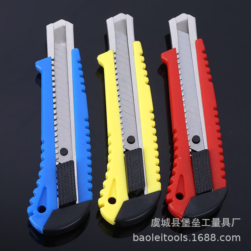 Factory Batch 223 Large Size Art Knife Durable Sharp All Steel Art Knife Utility Knife Cloth Scissors Wallpaper Knife