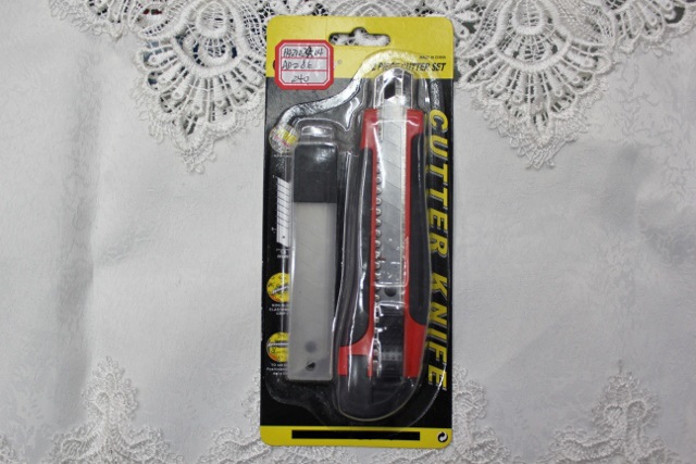 supply rubber blade utility knife utility knife with rubberized AD286 tool kit