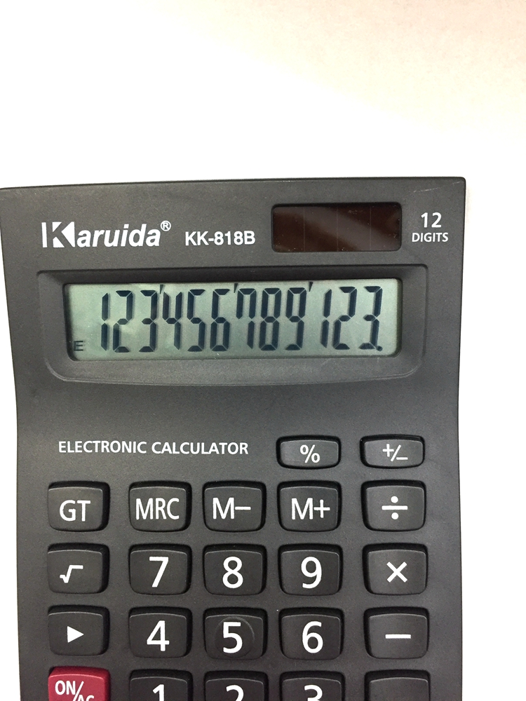 Karuida Kk818b 12 Black Office Calculator