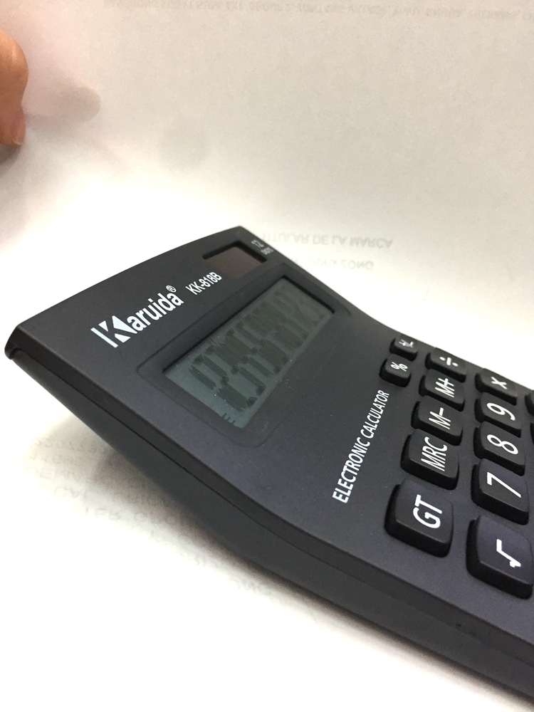 Karuida Kk818b 12 Black Office Calculator