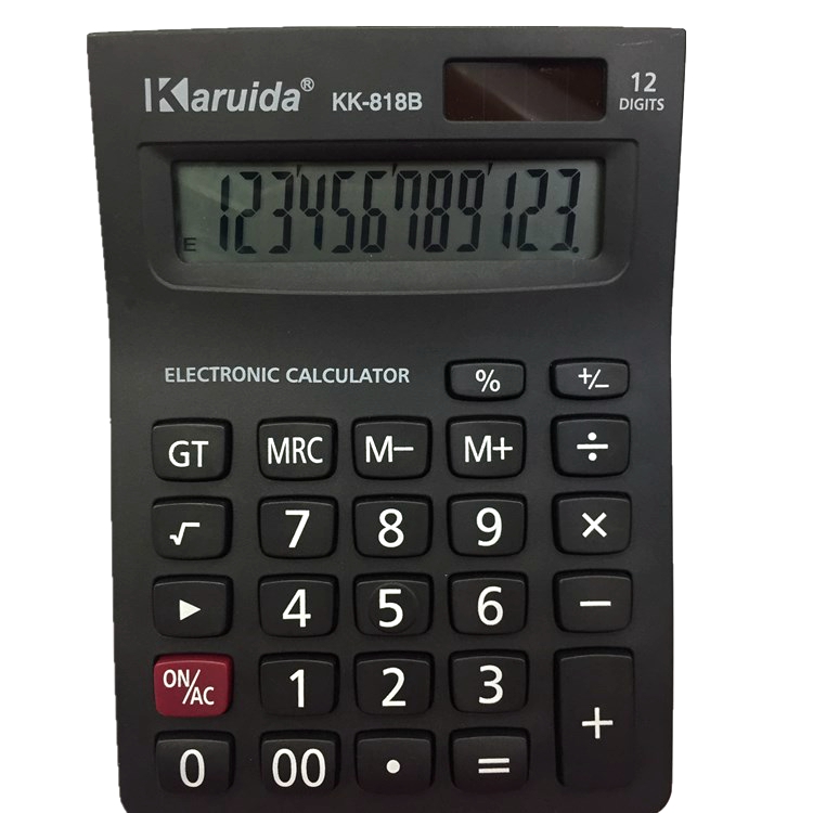 Karuida Kk818b 12 Black Office Calculator Karuida Kk818b 12 Black Office Calculator