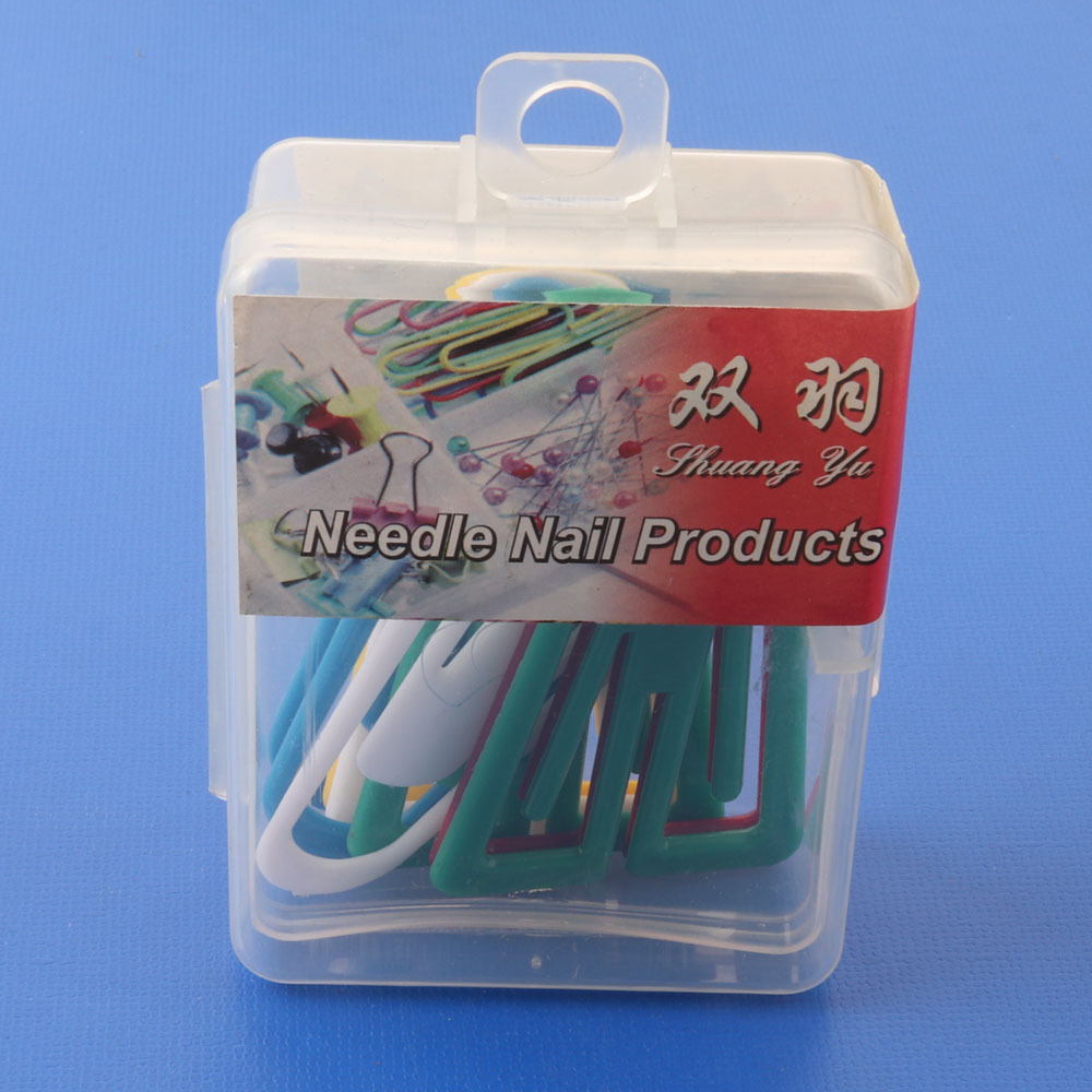 Color cartoon paper clip plastic specially-shaped paper clip 50mm cross-border special supply