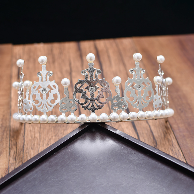 Crown Headdress Children Princess Girl Diamond Korean Style Crown Crystal Headband Children Hair Accessories Birthday Photo