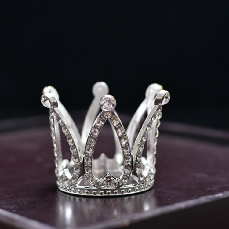Crown Headdress Children Princess Girl Diamond Korean Style Crown Crystal Headband Children Hair Accessories Birthday Photo
