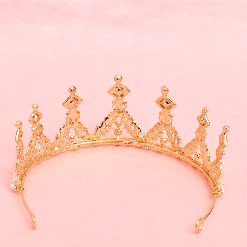 Crown Headdress Children Princess Girl Diamond Korean Style Crown Crystal Headband Children Hair Accessories Birthday Photo