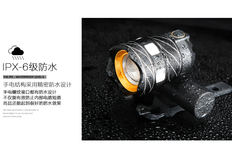 Factory direct USB rechargeable bicycle headlights night riding equipment lighting Factory direct USB rechargeable bicycle headlights night riding equipment lighting