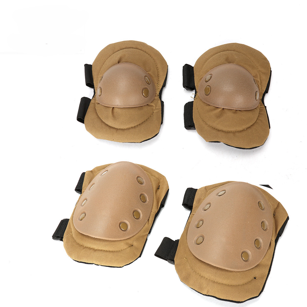 Tactical Combination Protective Gear Military Fans Knee and Elbow Pad Four-Piece Outdoor CS Field Equipment Riding Outdoor Supplies