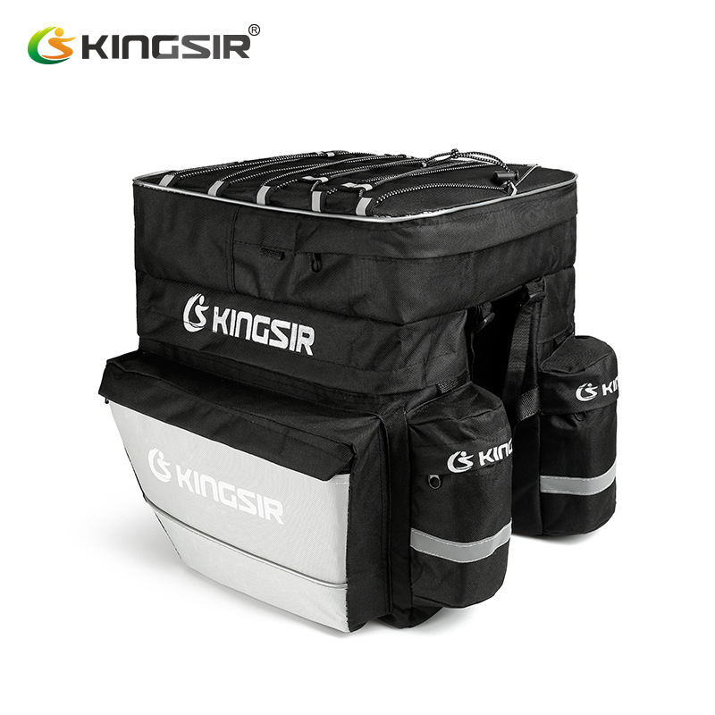 Kingsir Bike Shelf Bag Mountain Bike Bilateral Carry Bag Riding Travel Bag Equipment