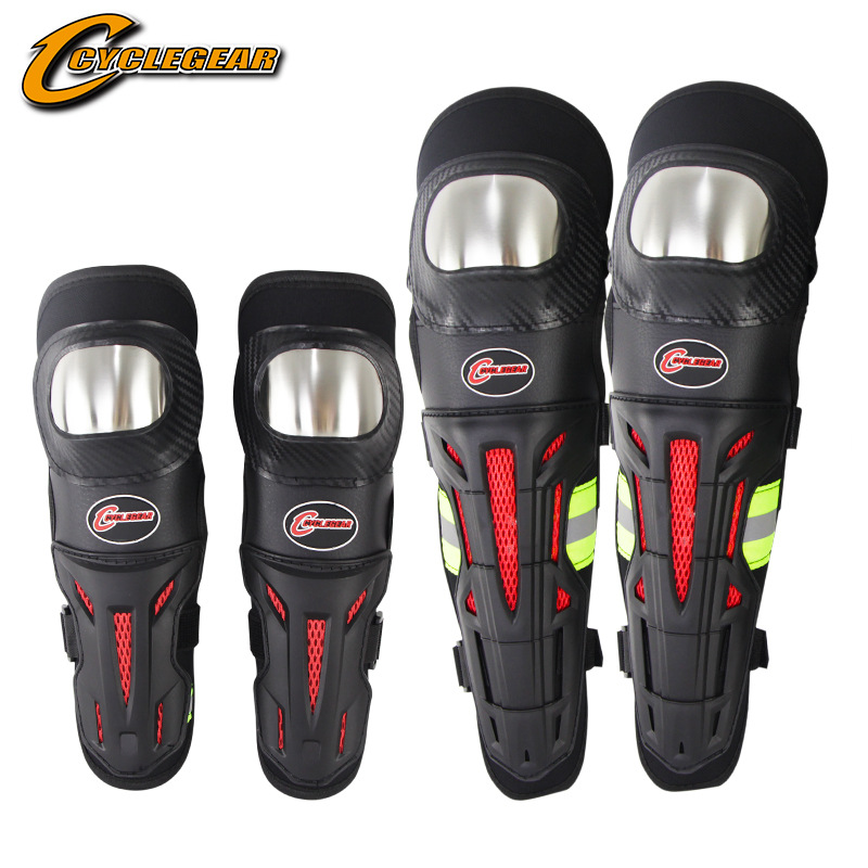 Cross-Border New Arrival Motorcycle Protective Gears Knee and Elbow Pad Four-Piece Set Reflective Riding off-Road Protective Equipment K18h18