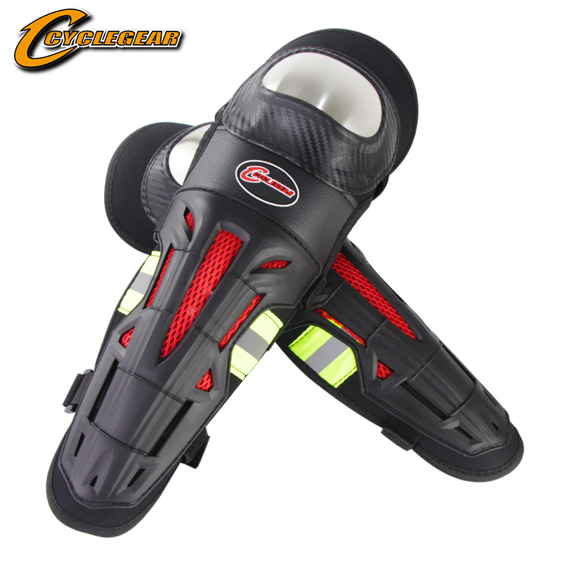 Cross-Border New Arrival Motorcycle Protective Gears Knee and Elbow Pad Four-Piece Set Reflective Riding off-Road Protective Equipment K18h18