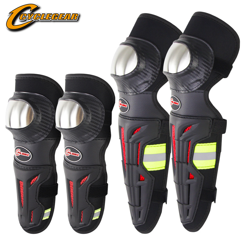 Cross-Border New Arrival Motorcycle Protective Gears Knee and Elbow Pad Four-Piece Set Reflective Riding off-Road Protective Equipment K18h18
