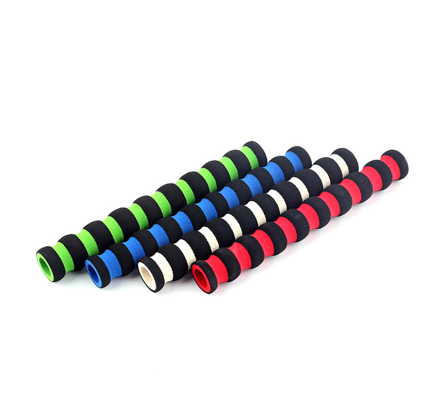 Sponge Grip Cover Anti-Slip Shock-Proof Riding Equipment Motorcycle Electric Car Bicycle Modification Accessories Hand Grip Cover Wholesale