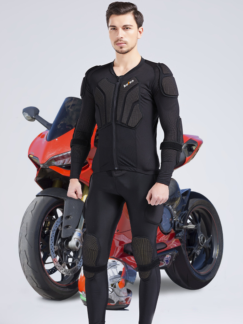 Riding Armor Protective Gear Set Adult Anti-Fall Clothes Inner Armor Wear Motorcycle Protective Hip Pants Pad Equipment Full Set for Women