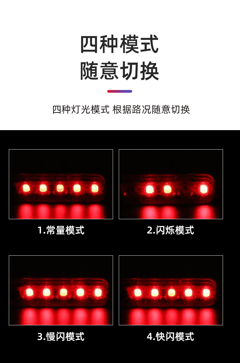 Bicycle Taillight High Brightness Mountain Bicycle Lights USB Rechargeable Light Bicycle Taillight Night Riding Equipment Bicycle Taillight High Brightness Mountain Bicycle Lights USB Rechargeable Light Bicycle Taillight Night Riding Equipment