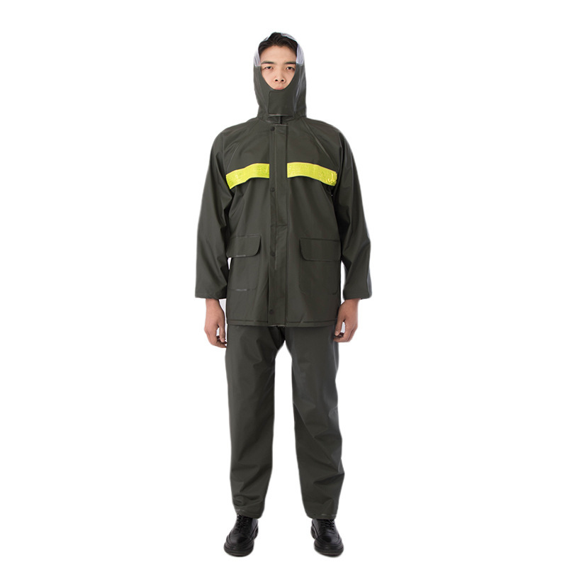 Factory Direct Sales American Take-out Raincoat Riding Group Reflective Adult Outdoor Raincoat Rain Pants Split Suit Rider Equipment Factory Direct Sales American Take-out Raincoat Riding Group Reflective Adult Outdoor Raincoat Rain Pants Split Suit Rider Equipment