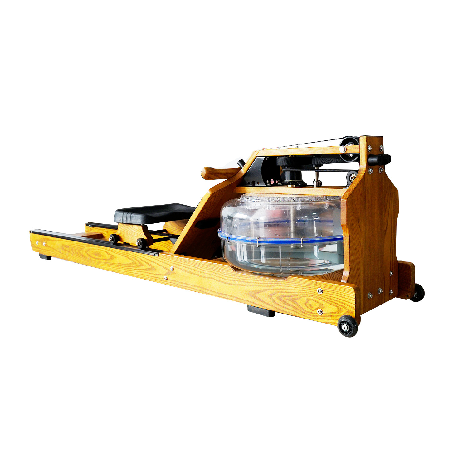 Rowing Machine Aerobic Fitness Equipment Rowing Machine Wooden Water Resistance Paddle Machine for Wholesalers