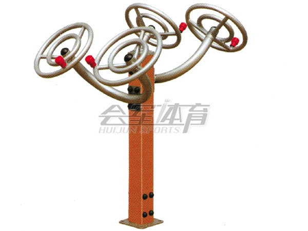Tai Chi district outdoor fitness equipment steel wheel