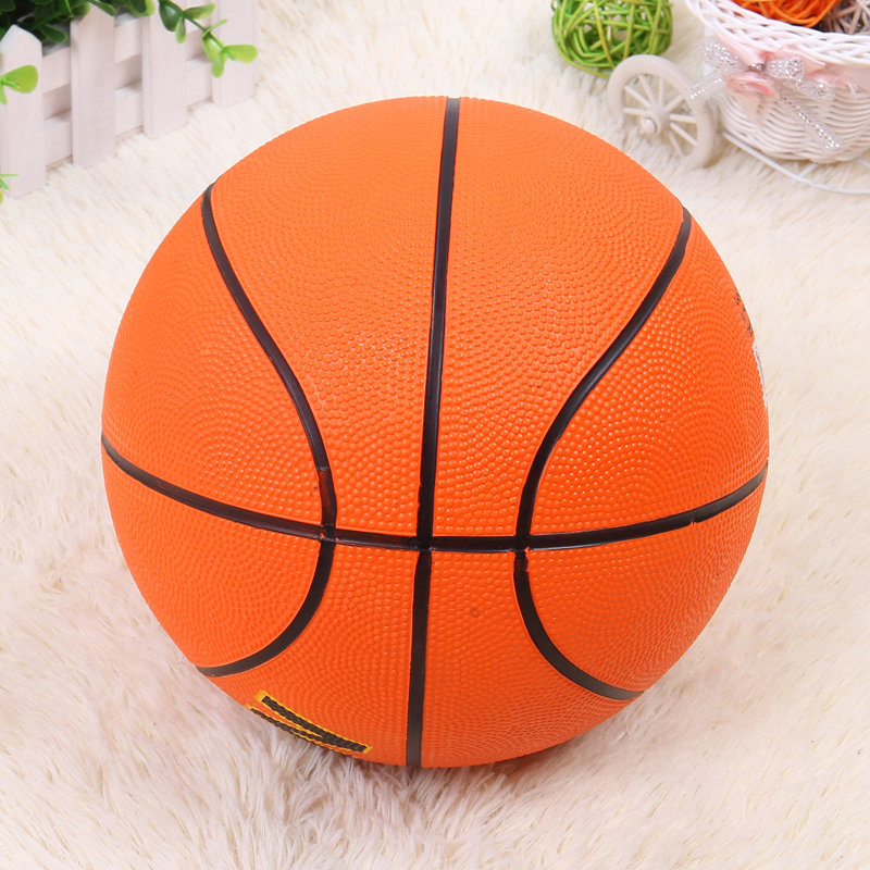 7th basketball orange rubber basketball training basketball