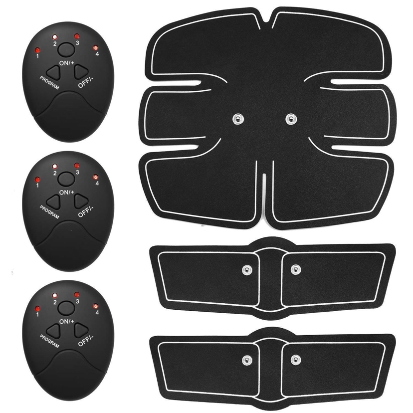 Cross-Border Hot EMS AB Rocket Fitness Apparatus Smart Abdominal Wheel Home Lazy Fitness Equipment Abdominal Stickers Three-Piece Set Cross-Border Hot EMS AB Rocket Fitness Apparatus Smart Abdominal Wheel Home Lazy Fitness Equipment Abdominal Stickers Three-Piece Set