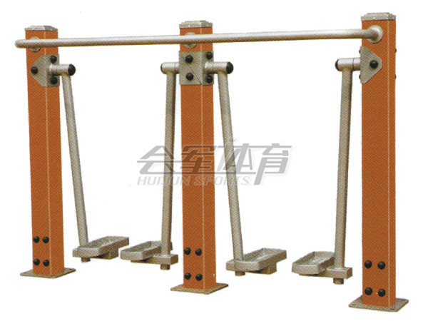 Plastic double walking machine outdoor fitness equipment