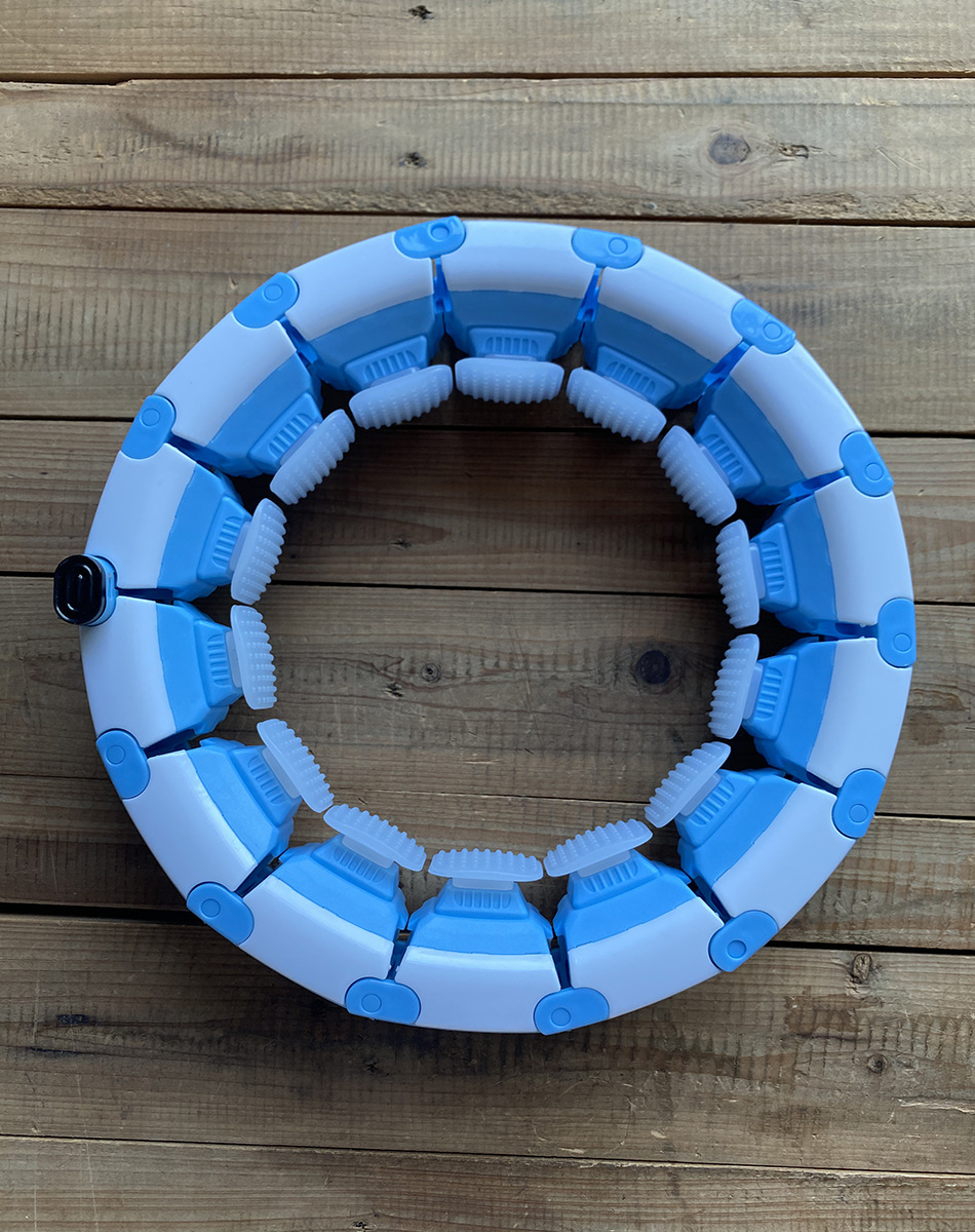 No Drop Hula Hoop New Cross-Border Fat-Reducing Slimming Waist 24-Section Detachable Smart Hula Hoop TW