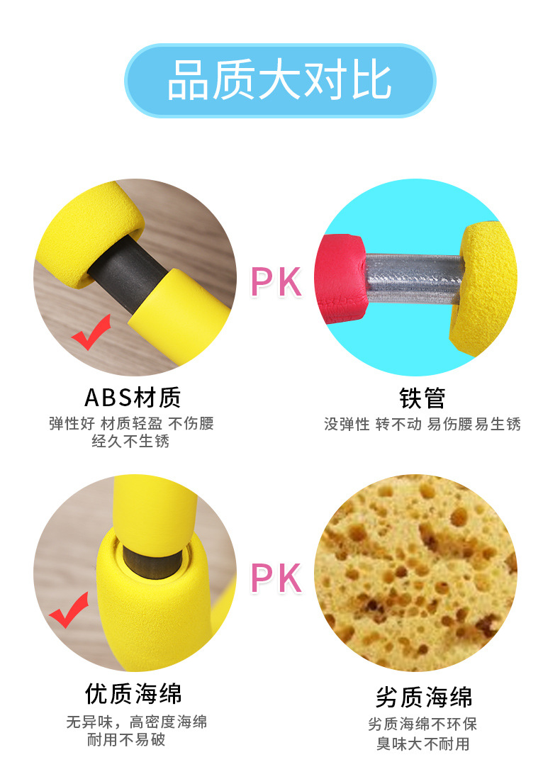 Children's Hula Hoop Kindergarten Sponge Hula Hoop Primary School Beginner Boys and Girls Dance Performance Morning Exercise Ring