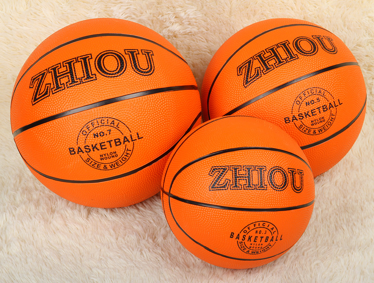 Wholesale Rubber No. 7 Basketball Yellow Wear-Resistant High Elasticity Pat Ball No. 3 Kindergarten No. 5 Cartoon Basketball Wholesale Rubber No. 7 Basketball Yellow Wear-Resistant High Elasticity Pat Ball No. 3 Kindergarten No. 5 Cartoon Basketball