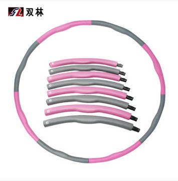 Shuanglin 8 foam massage Hula Hoop weight detachable waist increased soft-Hula Hoop