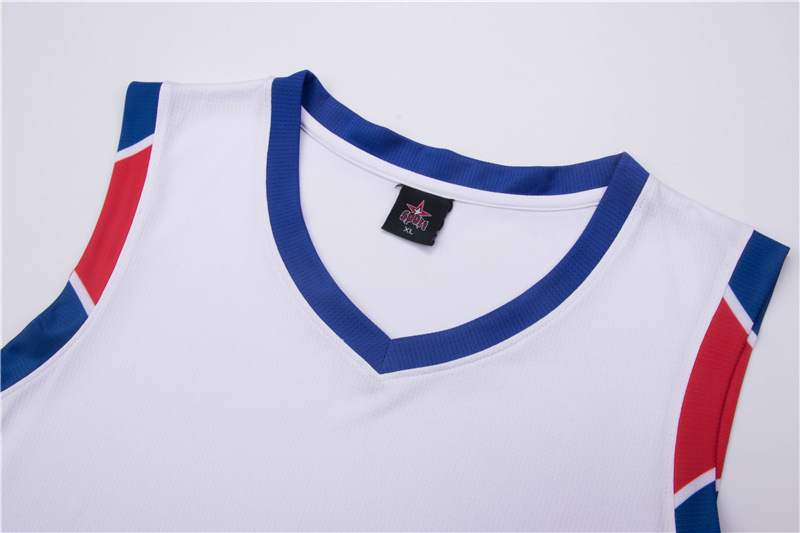 Basketball Jersey Custom Basket Ball Uniform Men's Basketball Team Uniform Basketball Match Training Ball Uniform Loose Two-Side Pocket Printing
