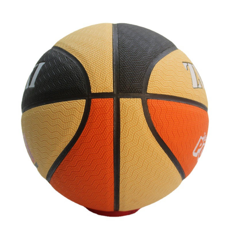 Supply Pu Basketball No. 7 Handmade Adhesive Basketball Custom Pattern Logo School Sporting Goods Factory Wholesale