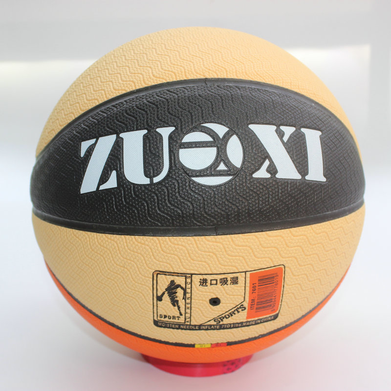 Supply Pu Basketball No. 7 Handmade Adhesive Basketball Custom Pattern Logo School Sporting Goods Factory Wholesale