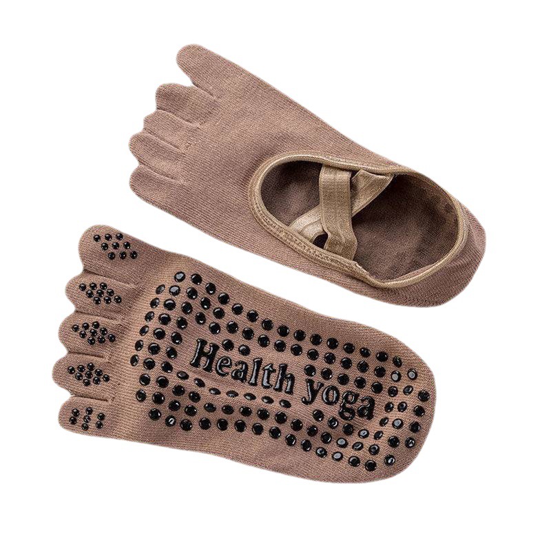 Non-Slip Socks Toe Socks Spring/Summer Yoga Socks Non-Slip Sports Trampoline Pilates Professional Dance Split Toe Fitness