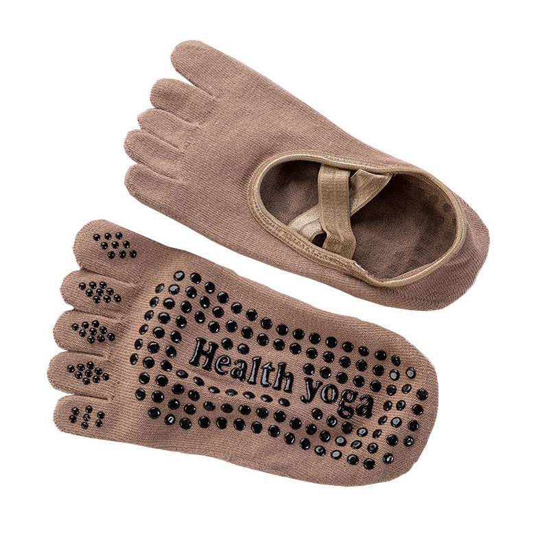 Non-Slip Socks Toe Socks Spring/Summer Yoga Socks Non-Slip Sports Trampoline Pilates Professional Dance Split Toe Fitness