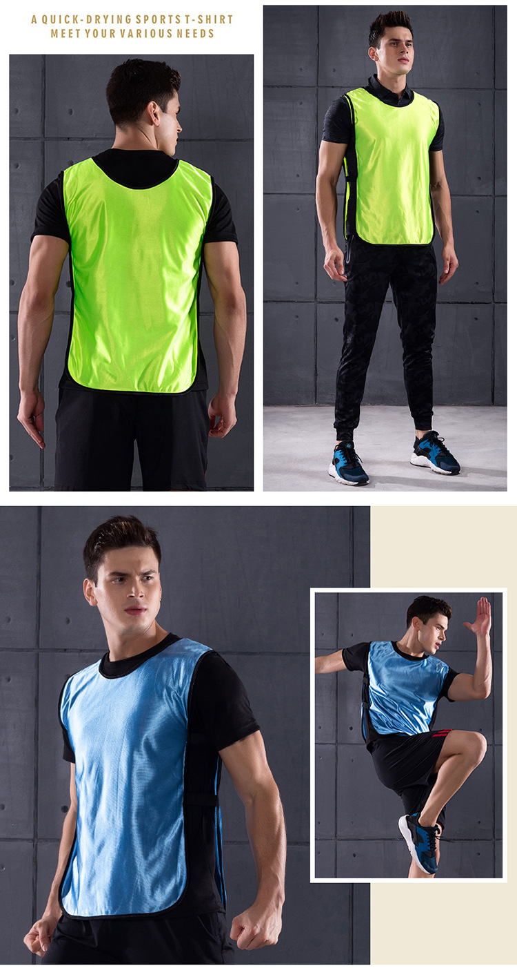 Racing Suit Football Basketball Training Vest Children's Team Clothes Advertising Activity Vest Group Expansion Vest Customization