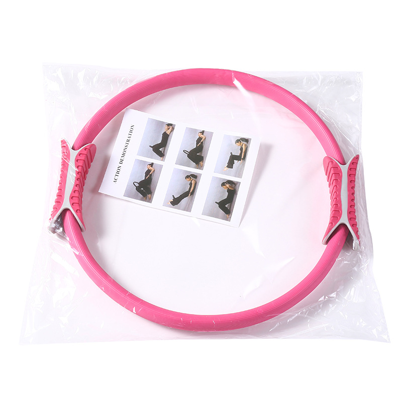 Magic Cycle High Strength Resistance Ring Yoga Ring Body-Building Loop Pilates Ring Yoga Roller Upgraded Version Pilates Roller