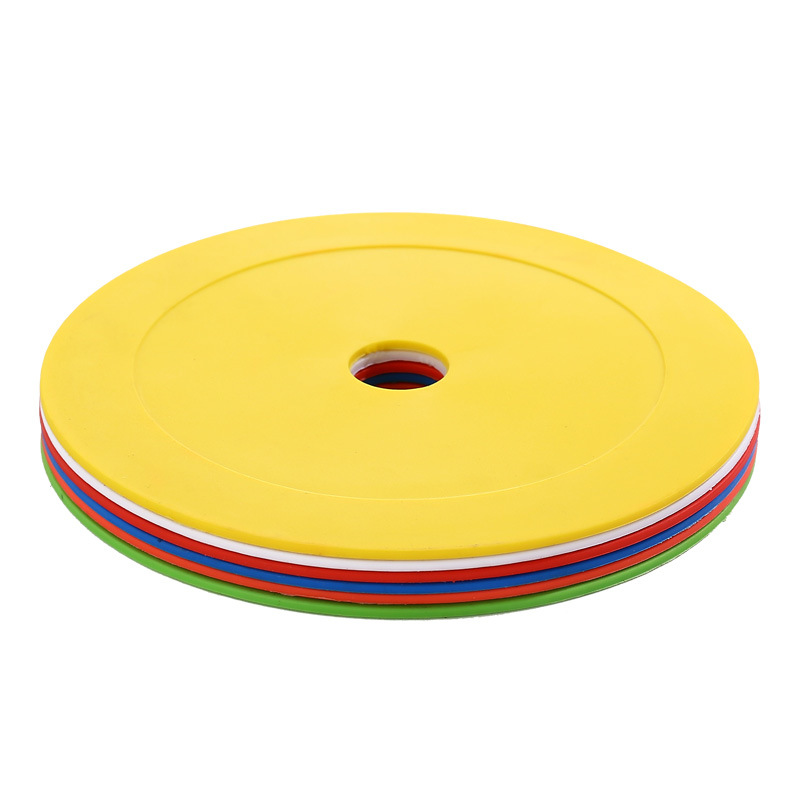 Football Training Ground Sticker Flat Sign Plate Soft Cushion Obstacle Sign Plate Basketball Taekwondo Training Equipment