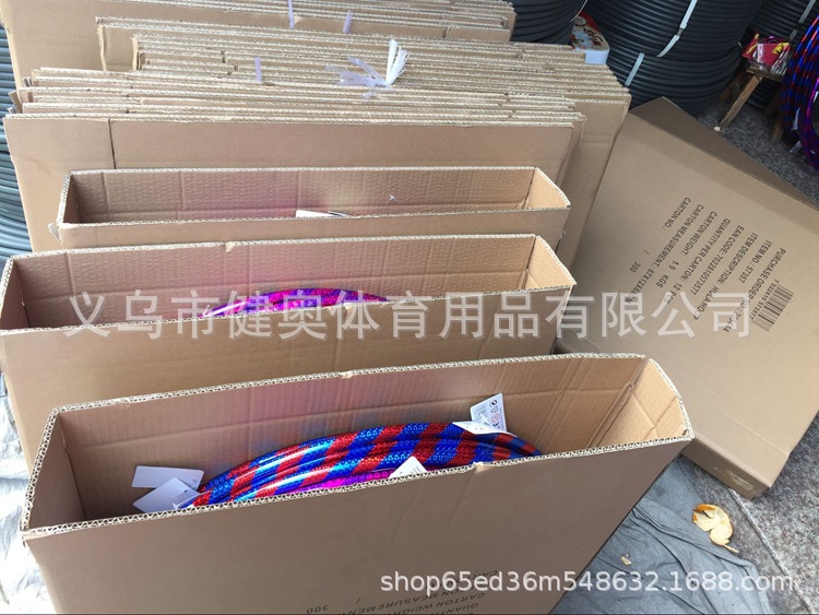 Jianerte factory foreign trade export center laser double color hula hoop children stage performance hula hoop Jianerte factory foreign trade export center laser double color hula hoop children stage performance hula hoop