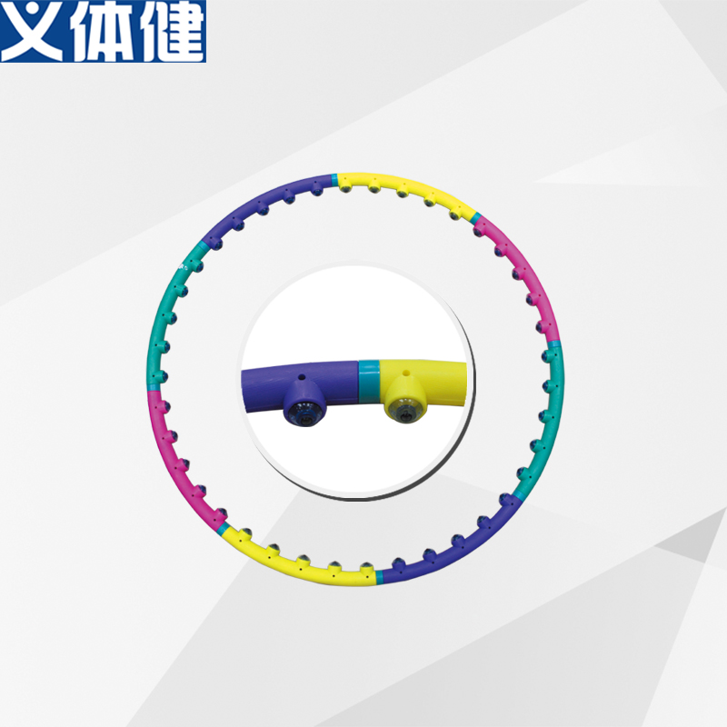 Roller Hula Hoop Rigid Plastic Pipe Hula Hoop Thin Waist Body Shaping Magnetic Beads Hula