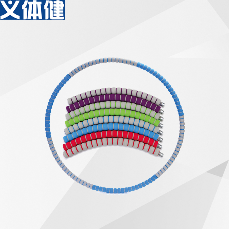 Roller Hula Hoop Rigid Plastic Pipe Hula Hoop Thin Waist Body Shaping Magnetic Beads Hula