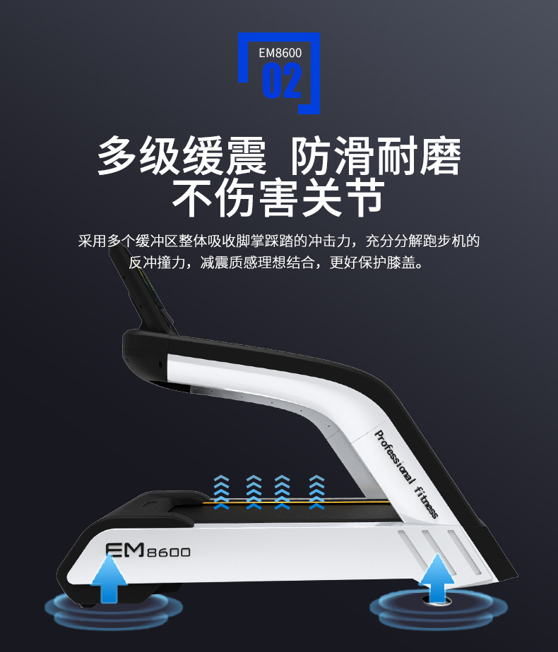 Gym Commercial Large Treadmill Luxury Shock Absorber Treadmill Enterprise Household Multi-Function Reverse Running Walking Machine Gym Commercial Large Treadmill Luxury Shock Absorber Treadmill Enterprise Household Multi-Function Reverse Running Walking Machine