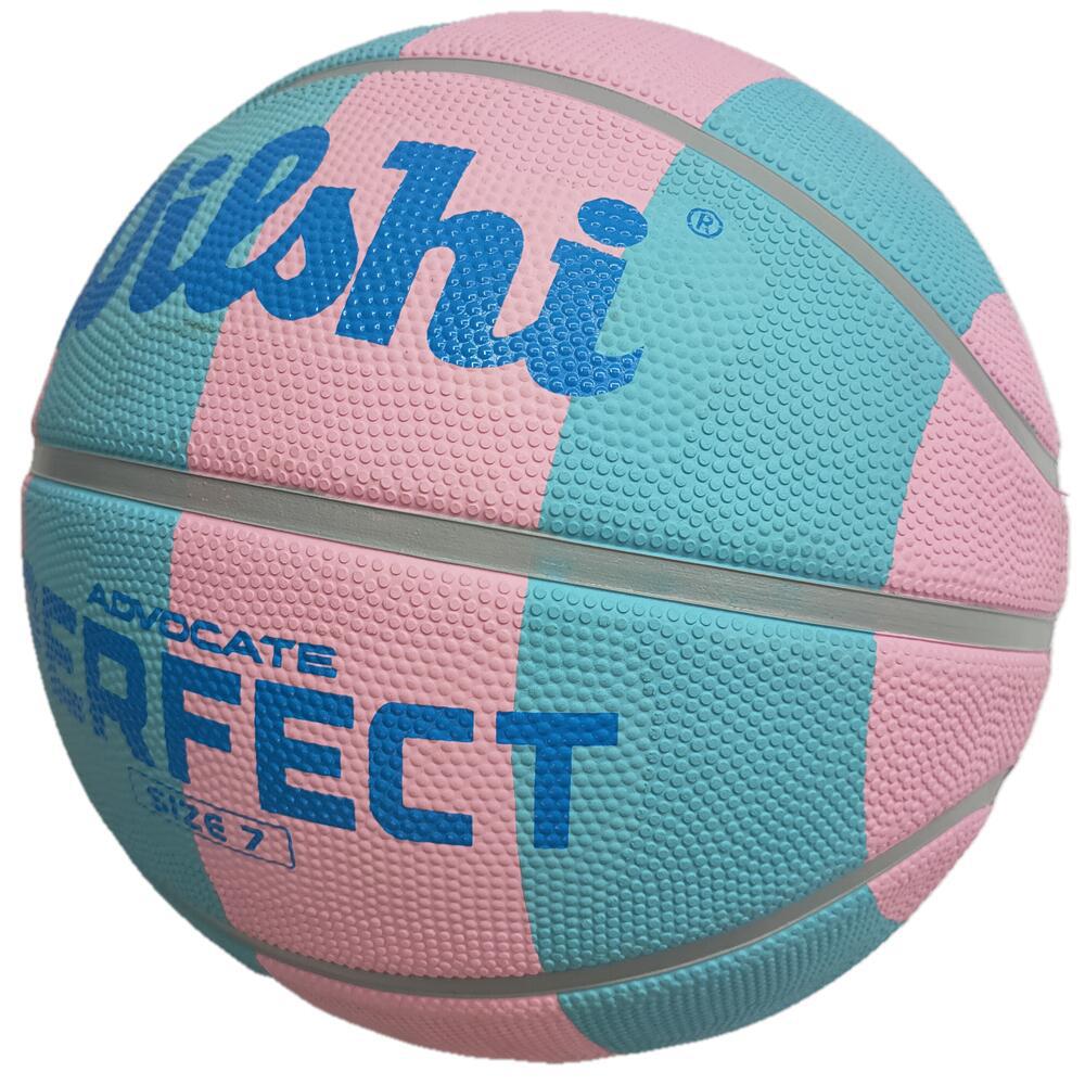 Wales No. 7 Rubber Rainbow Basketball Teenagers for Basketball Training Primary School Students Special-Purpose Ball Support Domestic and Foreign Trade
