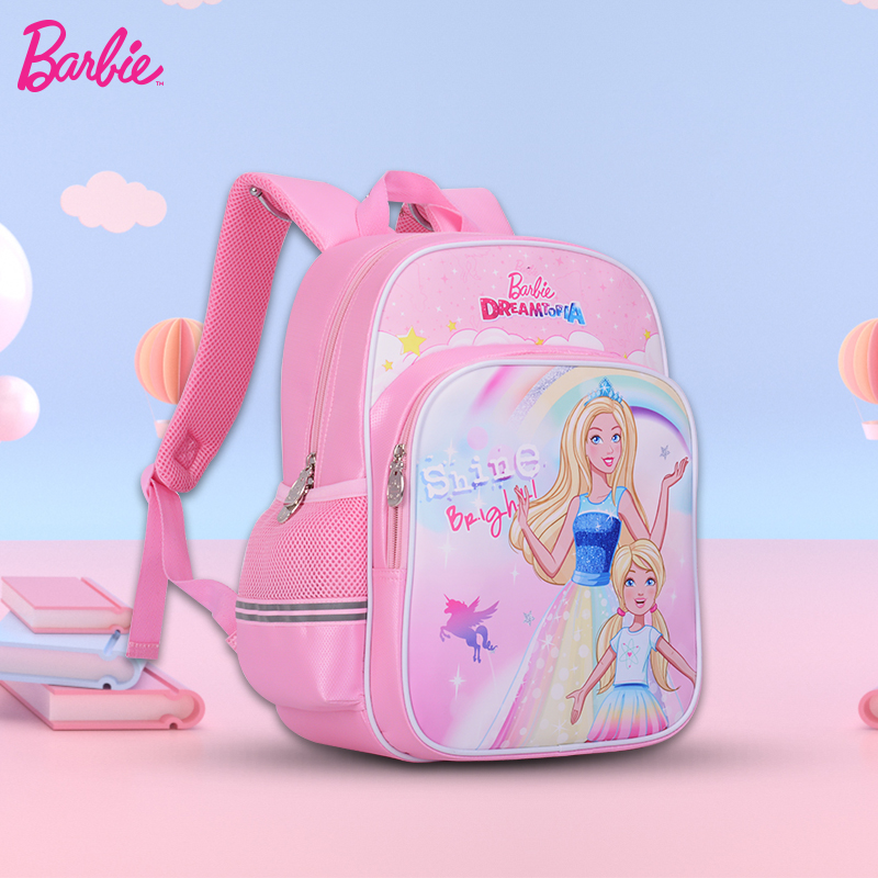 Disney's New Authentic children's backpack Barbie, roller-resistant and competitive backpack for students wholesale Disney's New Authentic children's backpack Barbie, roller-resistant and competitive backpack for students wholesale