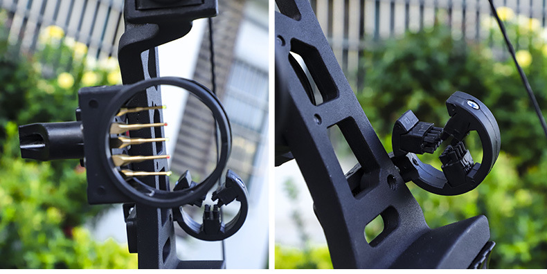 Dele Stone Bow and Arrow Shooting Sports Cam Bow Traditional Bow Archery Equipment Outdoor Alloy Metal Factory Direct Sales