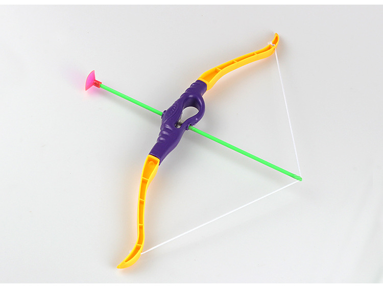 Plastic Toy Soft Elastic Bow and Arrow Set Educational Children's Toys Stall Supply Gift Giving Factory Wholesale